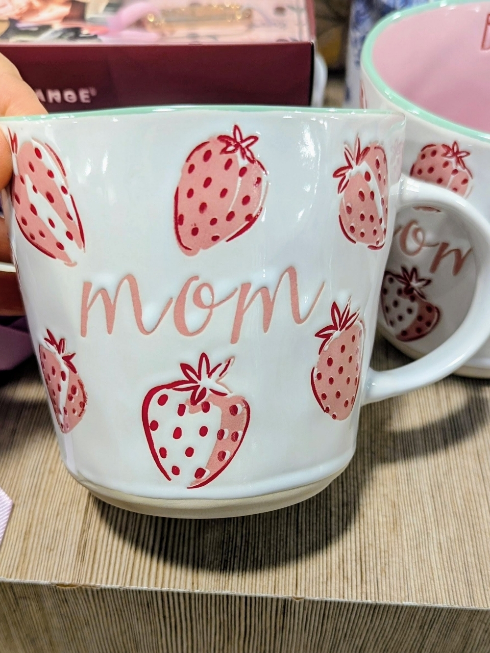New BERRY BEST MOM Coffee Mug Mother's Day Strawberry
